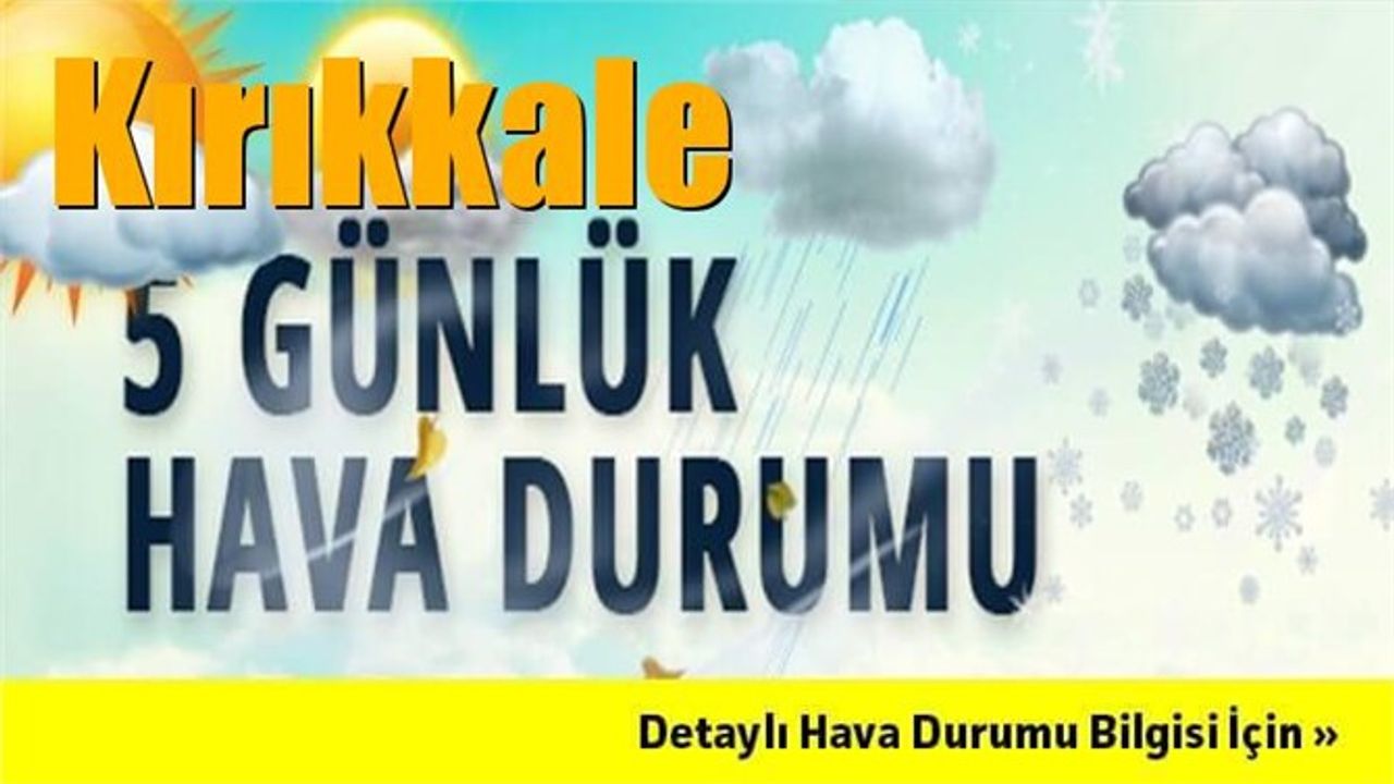 Kırıkkale Hava Durumu (3 Ocak 2024)