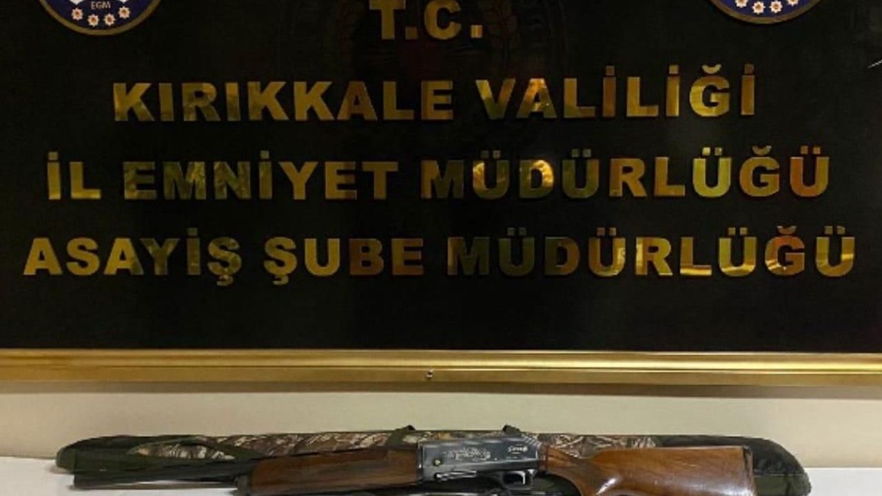 Kırıkkale'de ruhsatsız silahlar ele geçirildi