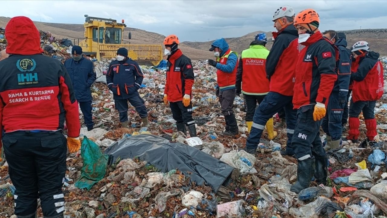 GÜNCELLEME - Kayseri'de çöp depolama tesisinde kaybolan işçinin cesedine  ulaşıldı