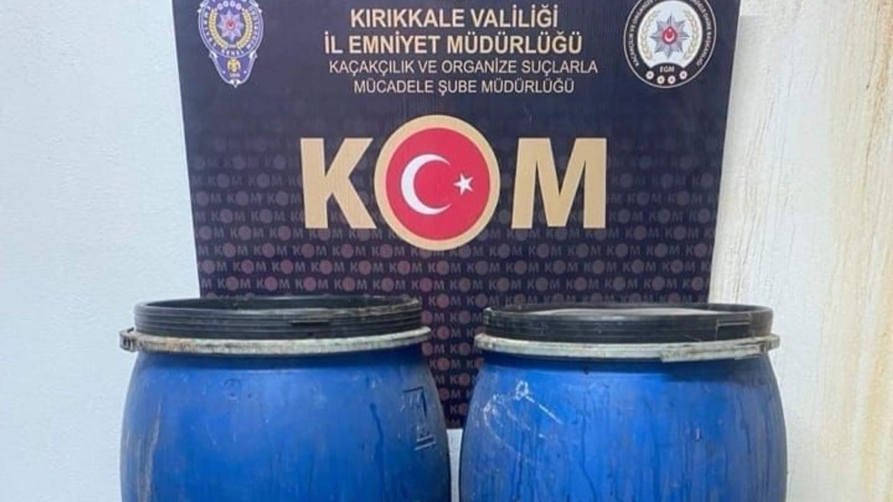 Kırıkkale'de  Kaçak içki imalathanesi bulundu