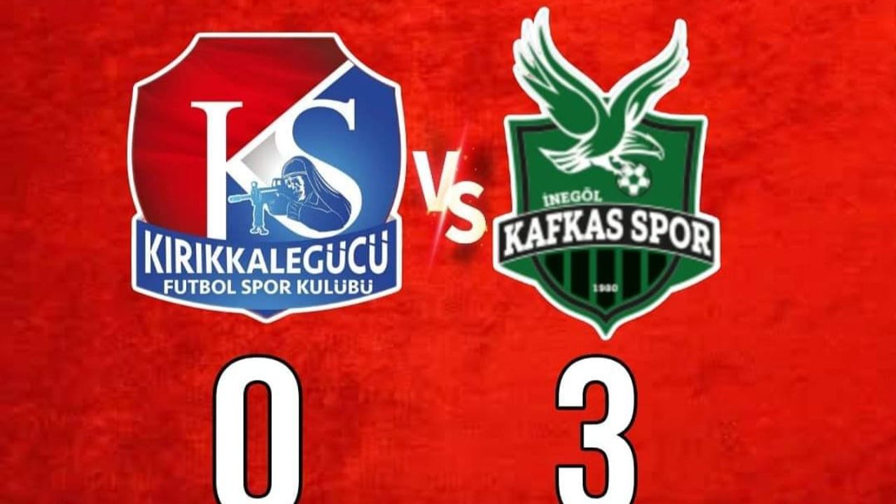 Kırıkkalespor 3-0 Yenildi