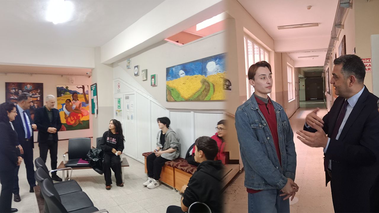 Başkan Pehlivanlı Genç Sanatçılarla Bir Arada