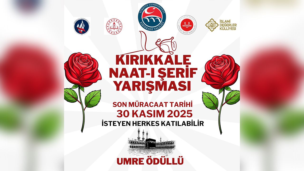 Kırıkkale’de Naat-ı Şerif Yarışması Düzenleniyor