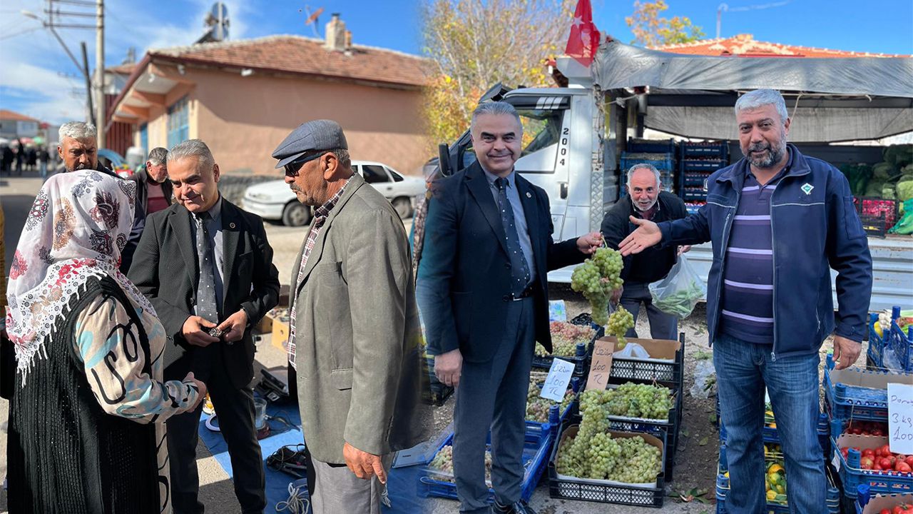 Başkan Çetiner Esnafla Cuma Pazarında Buluştu