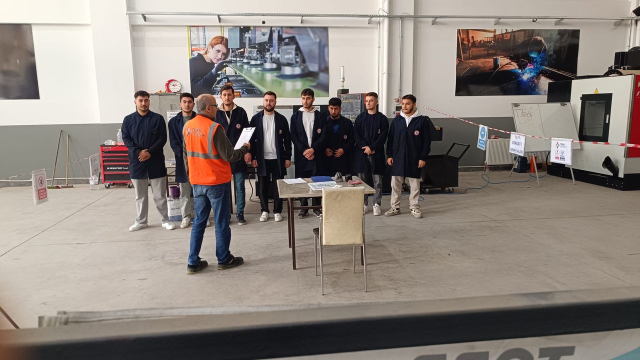 CNC Tezgâh İşçileri Sınavlarını Tamamladı