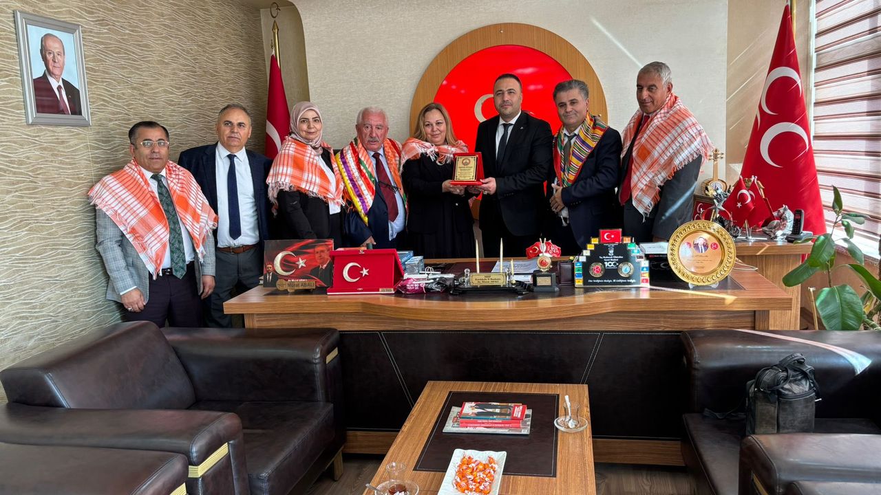 Yörük Türkmen Derneği’nden MHP’ye Anlamlı Ziyaret