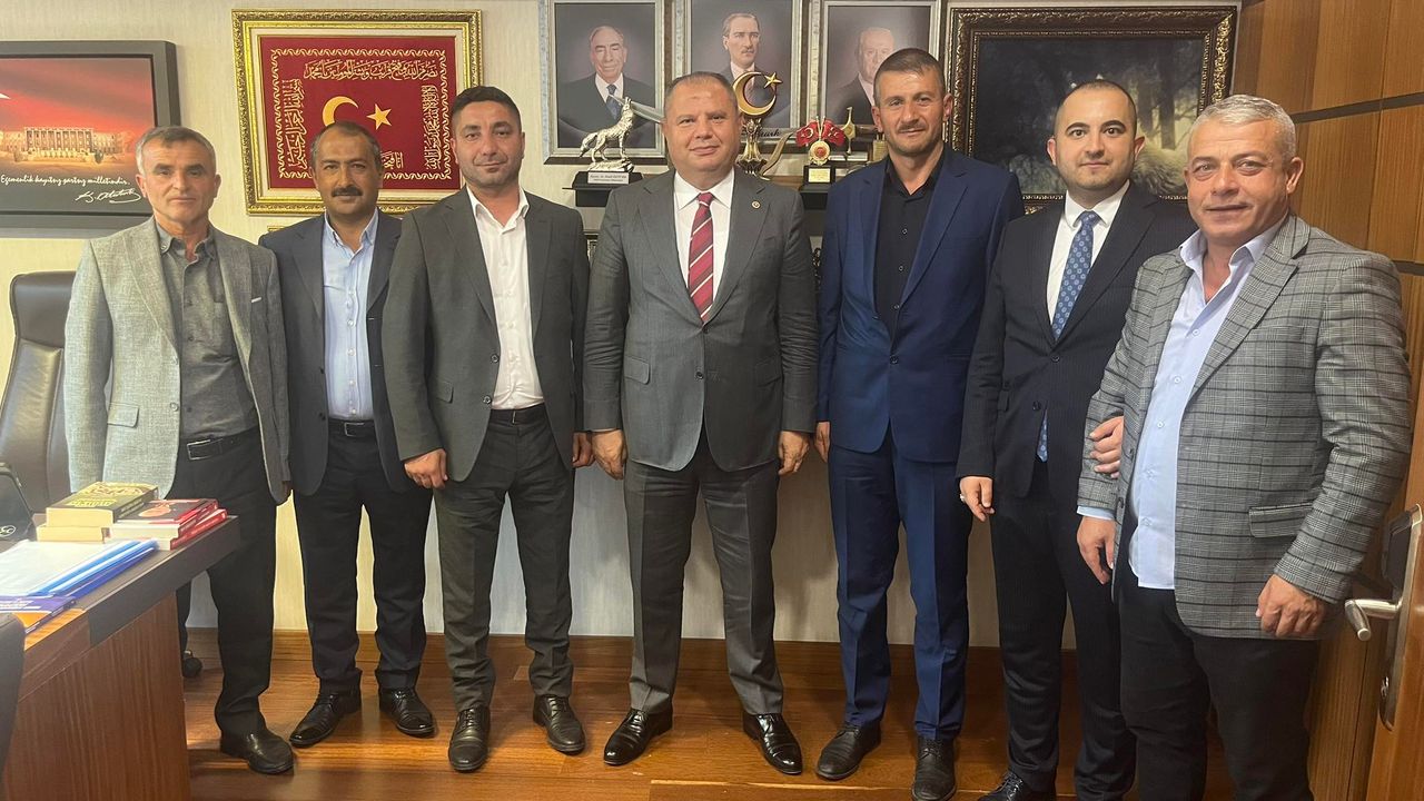 Halil Öztürk, Keskin Muhtarlarını Meclis’te Ağırladı