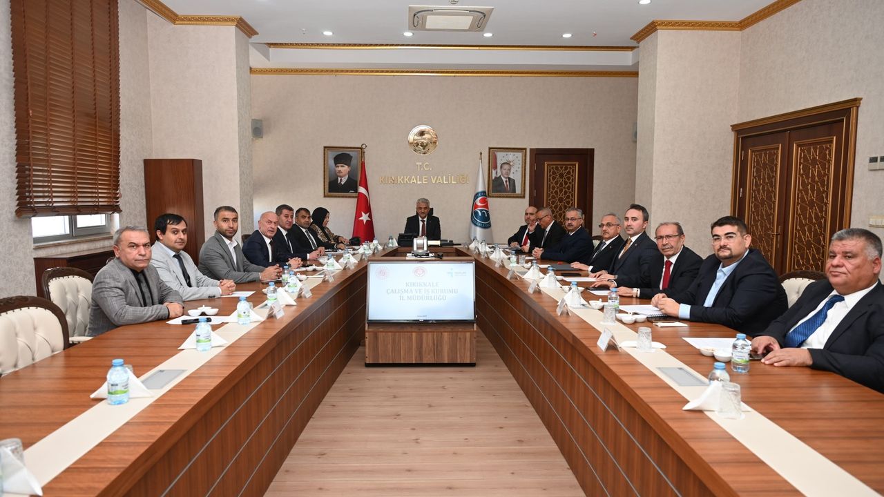 Kırıkkale’de İl İstihdam ve Mesleki Eğitim Kurulu Toplandı