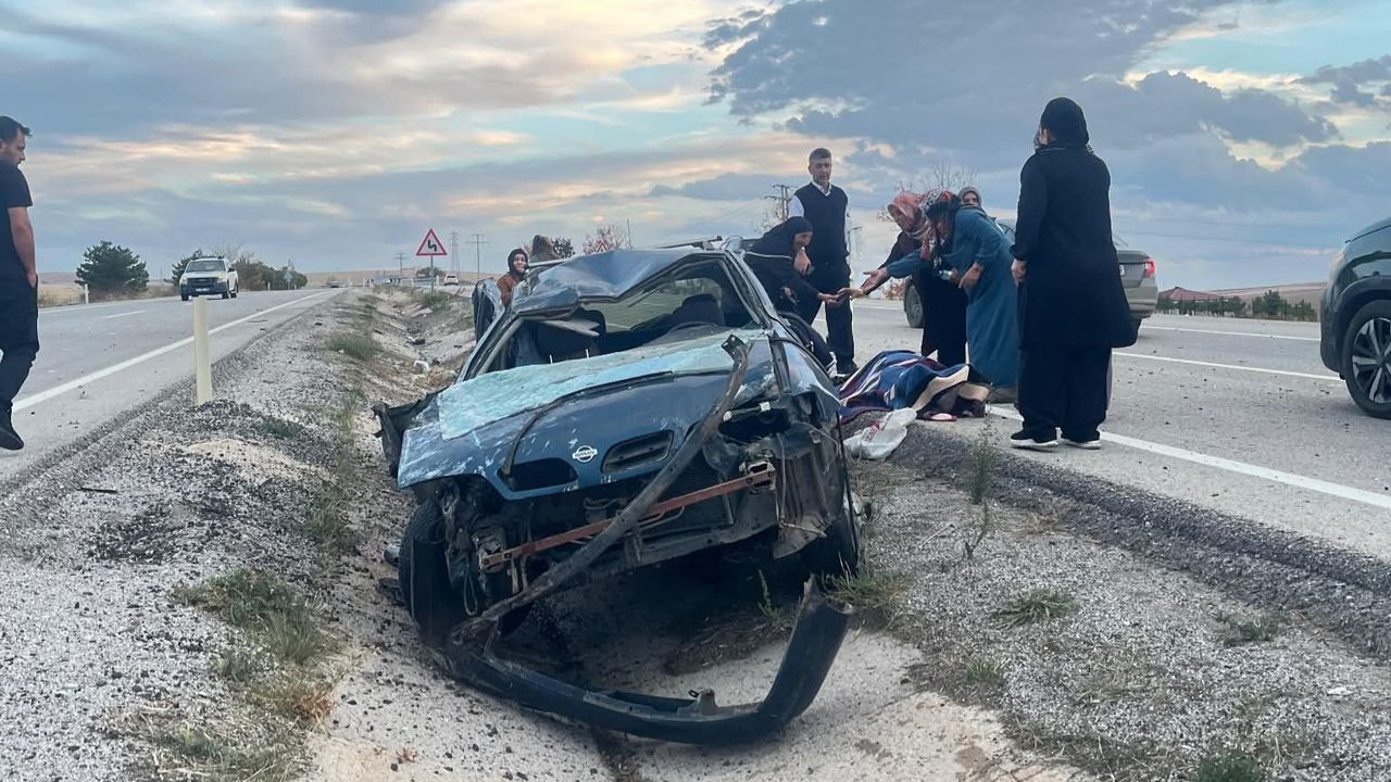 Kırıkkale Keskin yolunda feci kaza