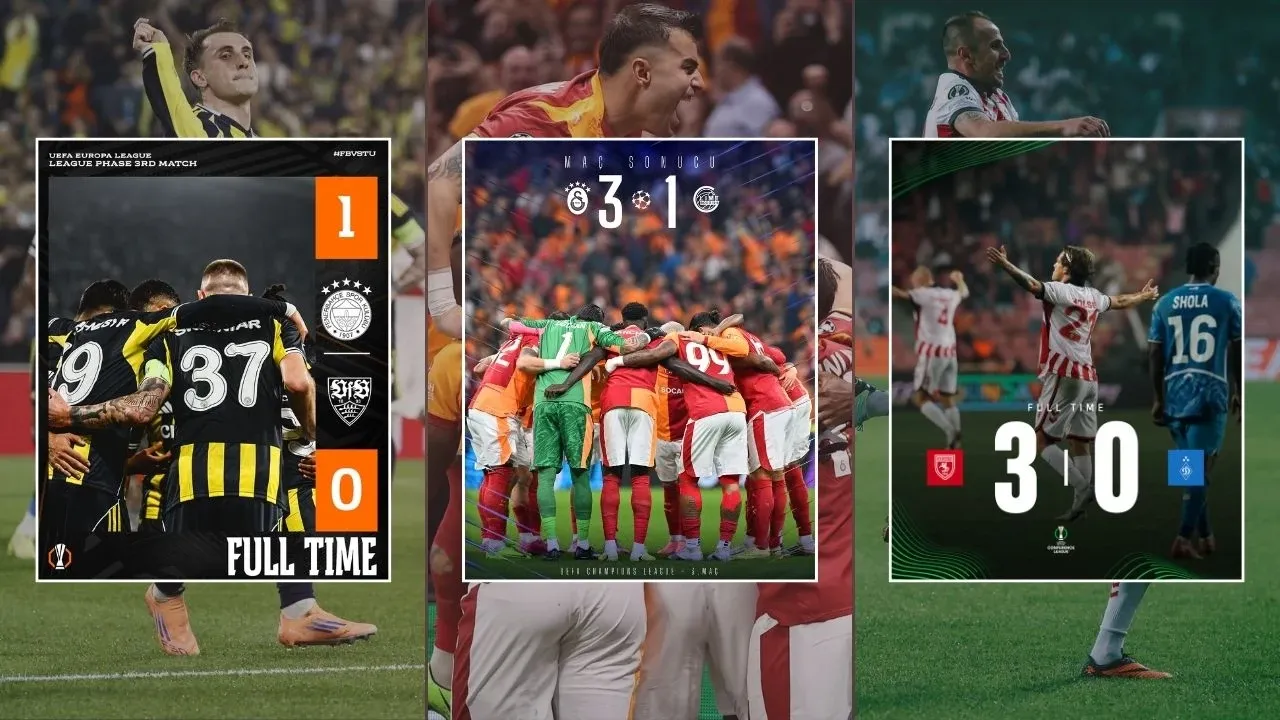 Türk Futbolu Avrupa’da Fırtına Gibi Esiyor !