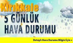 Kırıkkale Hava Durumu (25 Aralık)