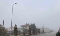 Çankırı’da yoğun sis: D100’de görüş mesafesi 100 metreye kadar düştü