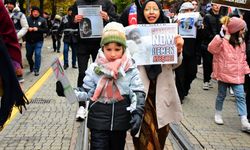 Eskişehir'de yabancı öğrenciler Filistin için yürüdü