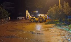 Sağanak yağış araçları sürükledi