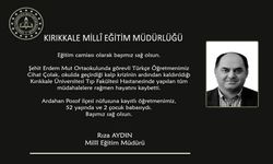 Kırıkkale Milli Eğitim Yasta