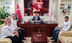 Aşçılardan Milli Eğitim Müdürü’ne ziyaret