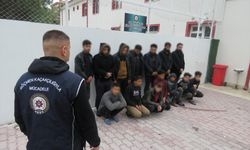 Konya'da 13 düzensiz göçmen yakalandı