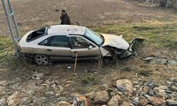 Otomobil şarampole uçtu: 1 yaralı
