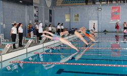 Başpınar Olimpik Yüzme Havuzunda yarışlar sona erdi.