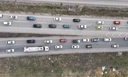 43 İlin Geçiş Güzergahında Trafik Yoğunluğu