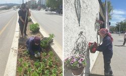 Kırıkkale Belediyesi Şehri Çiçeklerle Donatıyor