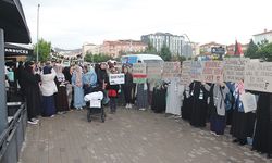 Kırıkkale'de İsrail'in Gazze'ye  Saldırıları Protesto Edildi