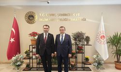 Kaplan, Bakan Yardımcısı Refik Tuzcuoğlu'nu Ziyaret Etti