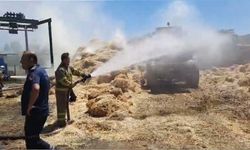 Kırıkkale'de Çiftçinin Emeği Kül Olmaktan Kurtarıldı