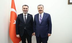 Mustafa Kaplan'dan Sağlık Bakanı Koca'ya Ziyaret