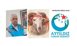 Ay yıldız Derneği Kurban kesimlerini yaptırdı