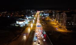 43 İlin Geçiş Güzergahında Trafik Yoğunluğu