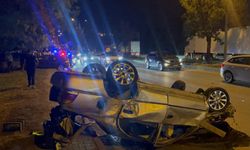 Yarışan Otomobiller Kaza Yaptı: 2 Yaralı