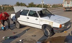 Kontrolden Çıkan Otomobil Takla Attı: 2 Yaralı