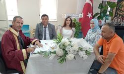 Çerikli'de Mutlu Gün: Başkan Çağlar Nikah Kıydı