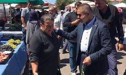 Başkan Çetiner'den Cuma Pazarı Esnafına Ziyaret