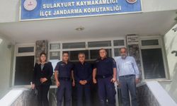 Sulakyurt’ta Yeni Jandarma Komutanına Ziyaret