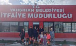 Yahşihan Belediyesi İtfaiye Müdürlüğü minik öğrencileri ağırladı.