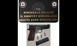 Tabancası ile birlikte yakalandı