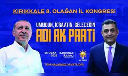 AK Parti Kırıkkale'de 8. Olağan İl Kongresi Gerçekleştiriliyor