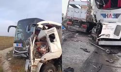 Kamyon İle Yolcu Otobüsü Çarpıştı: 1 Ölü, 5 Yaralı