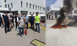 Yüksek İhtisas'ta Yangın Söndürme Eğitimi Gerçekleştirildi