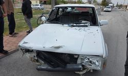 Otomobille Çarpışan Motosiklet Sürücüsünün Gözü Çıktı