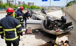 Kırıkkale'de Otomobil Takla Attı: 1 Yaralı