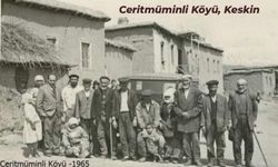 Ceritmüminli Köyü’nün 1965’teki Hali Zamanda Donmuş Bir Kare Gibi