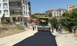 Kırıkkale Belediyesi Asfalt Serimine Devam Ediyor