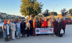 Balışeyhli kadınlar turistik bölgeleri geziyor