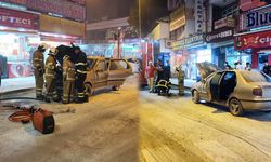 Zafer Caddesi’nde Araç Yangını Korkuttu