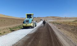 Keskin’de 10 Km’lik Yol Asfaltlanıyor