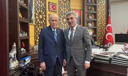 Başkan Bişkin, Bahçeli ile Bir Araya Geldi