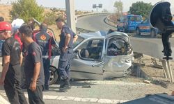 Kırıkkale'de feci trafik kazası;